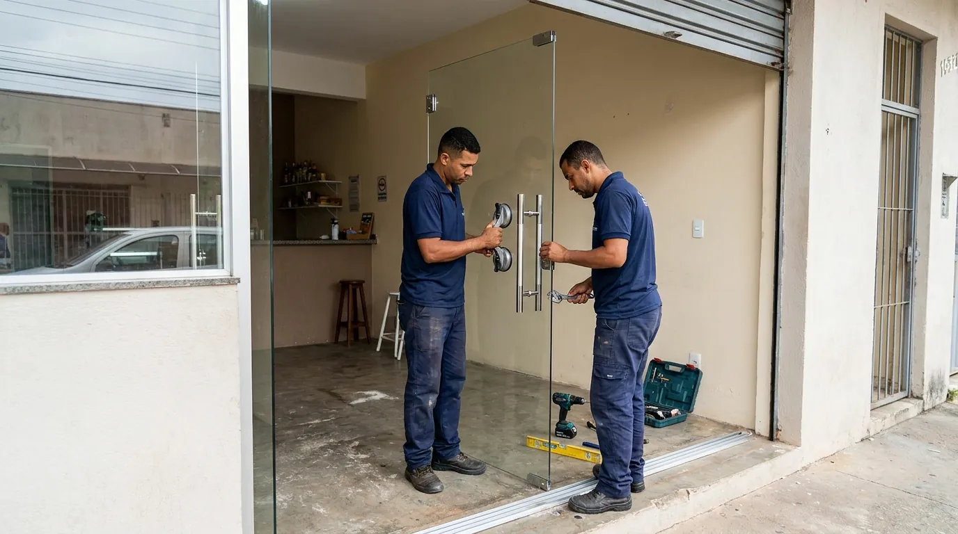 Portas em Vidro na Boa Vista, Anápolis‑GO